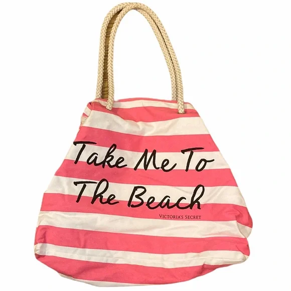 Victoria’s Secret canvas beach bag - Picture 1 of 9